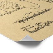 Impression de dessin d'art breveté de 1914 pour ca (Coin)