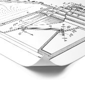 Impression de dessin d'art breveté de 1919 pour ca (Coin)