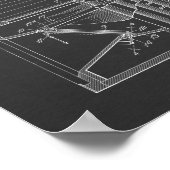 Impression de dessin d'art breveté de 1919 pour ca (Coin)