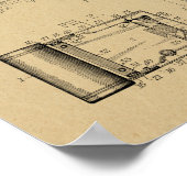 Impression de dessin d'art breveté de 1926 pour ca (Coin)