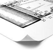 Impression de dessin d'art breveté de 1926 pour ca (Coin)