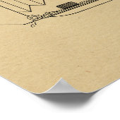 Impression de dessin d'art breveté de 1943 pour ca (Coin)