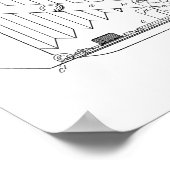 Impression de dessin d'art breveté de 1943 pour ca (Coin)