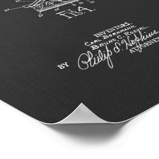 Impression de dessin d'art breveté de caméra plian (Coin)