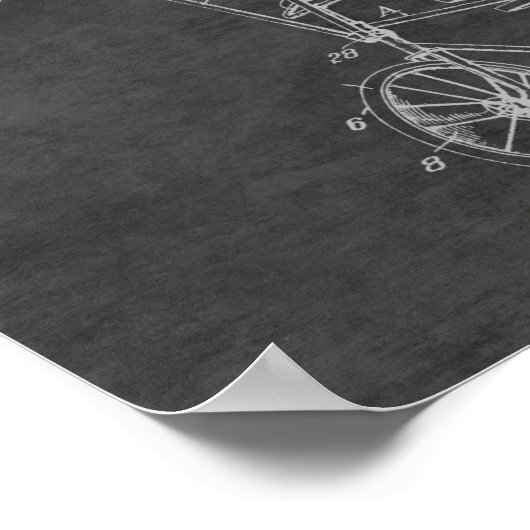 Impression de dessin d'art de Bicycle Airplane 192 (Coin)