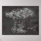 Impression de dessin d'art de Bicycle Airplane 192 (Devant)