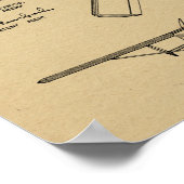 Impression de dessin d'art de l'avion à boucle arr (Coin)