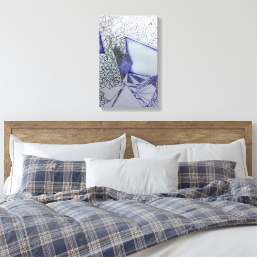 Impression de dessin de toile étirée abstraite (Insitu(Chambre))