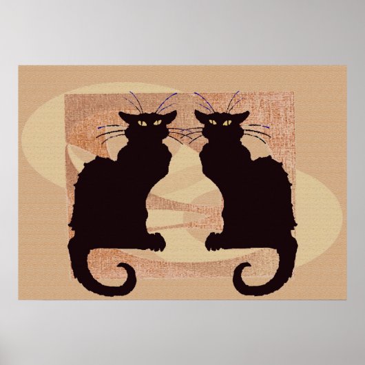 Impression de deux chats (Devant)