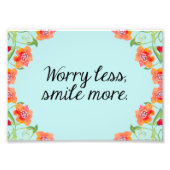 Impression de devis floraux, Aquarelle de devis in (Devant)