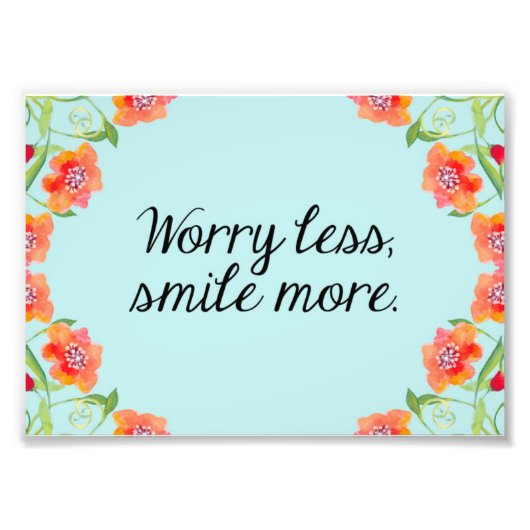 Impression de devis floraux, Aquarelle de devis in (Devant)