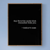 Impression de devis personnalisée - Poster de la m