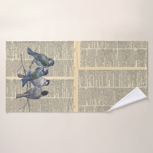 Impression de dictionnaire avec bain d'animal (Serviette de bain)