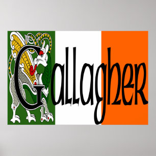 Impression de dragon celtique Gallagher