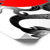 Impression de dragon japonais Flag Fire (Coin)