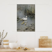 Impression de famille de canards antiques, Canard  (Cuisine)