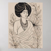 Impression de femme boho spirituelle (Devant)