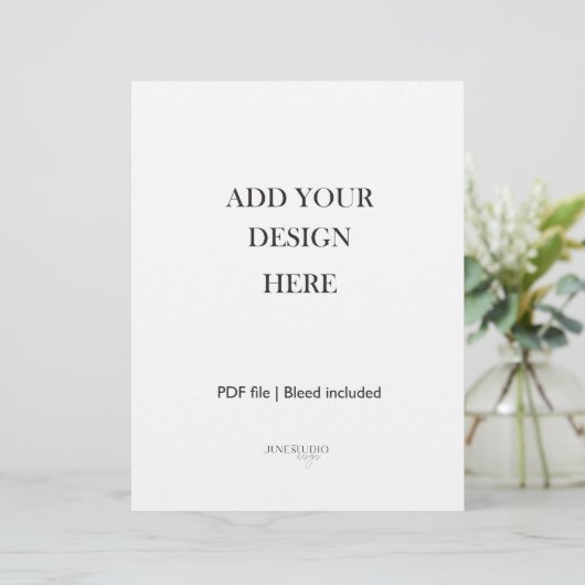 Impression de feuilles de portrait de 8,5 x 11 pou (Debout devant)