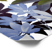 Impression de feuilles vertes, papier affiche de v (Coin)