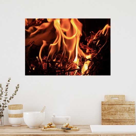 Impression de flammes séduisantes (Cuisine)