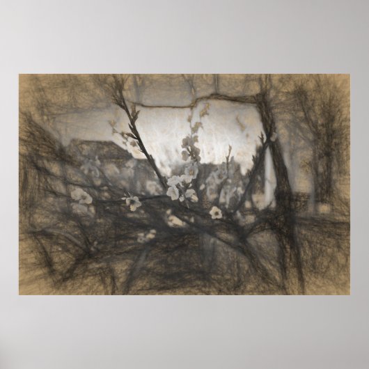 Impression de fleur de cerisier (Devant)