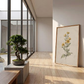 Impression de fleur de Melampodium vintage sur toi