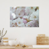 Impression de fleurs de cerisier blanc Affiche Imp (Cuisine)