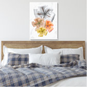 Impression de fleurs de couleur neutre (Insitu(Chambre))