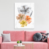 Impression de fleurs de couleur neutre (Insitu(Salon))