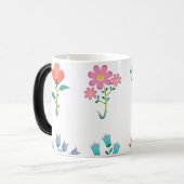 Impression de fleurs Mugs de café modernes (Devant gauche)