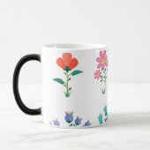 Impression de fleurs Mugs de café modernes (Gauche)
