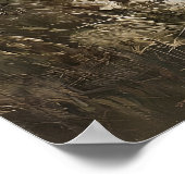 Impression de fleurs sauvages d'œuf de Pâques, cha (Coin)