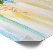Impression de fleurs sauvages, papier affiche d'ar (Coin)
