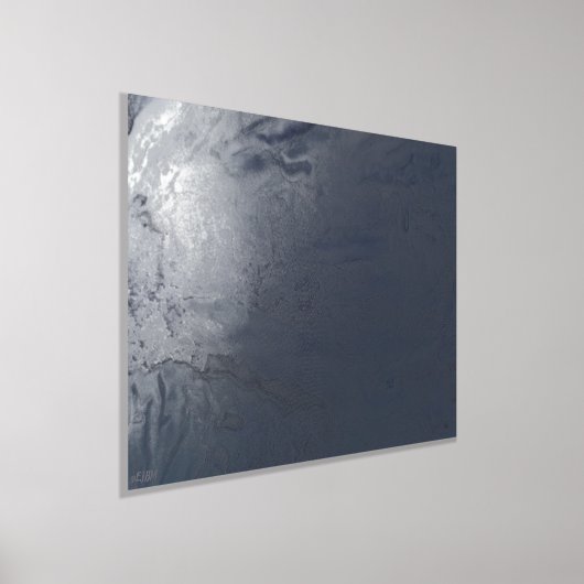 Impression de fond d'argent mystique (Poser)