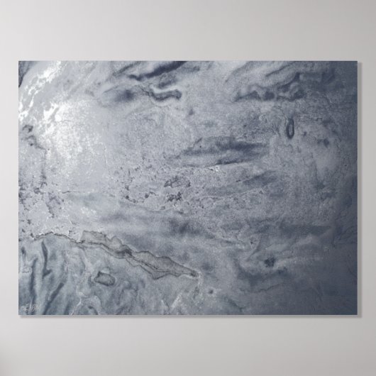 Impression de fond d'argent mystique (Recto)