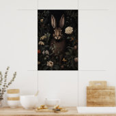 Impression de forêt lunatique florale de lapin liè (Cuisine)