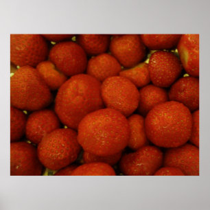 Impression de fraises juteuses