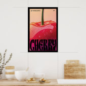 Impression de fruits vibrants - Affiche de cerise (Cuisine)