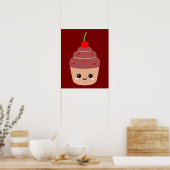 Impression de gâteau avec un sourire, décoration d (Cuisine)