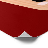 Impression de gâteau avec un sourire, décoration d (Coin)