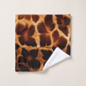 Impression de girafe (Gant de toilette)