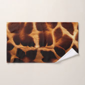 Impression de girafe (Serviette à main)