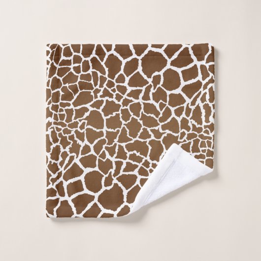 Impression de girafe (Gant de toilette)