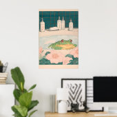 Impression de grenouille dans une baignoire Japand (Bureau à domicile)