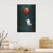 Impression de Halloween de fantôme avec ballon, vi (Cuisine)