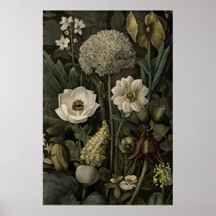 Impression de jardin de plantes toxiques victorien