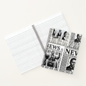 Impression de journal Juneteenth noir et blanc (Intérieur)