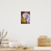 Impression de jument gris arabe 11"x14" (Cuisine)