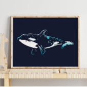 Impression de la baleine tueuse | Impression mural