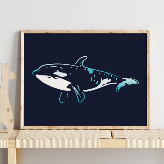 Impression de la baleine tueuse | Impression mural